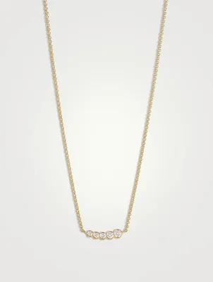 Lune 18K Gold Diamond Necklace