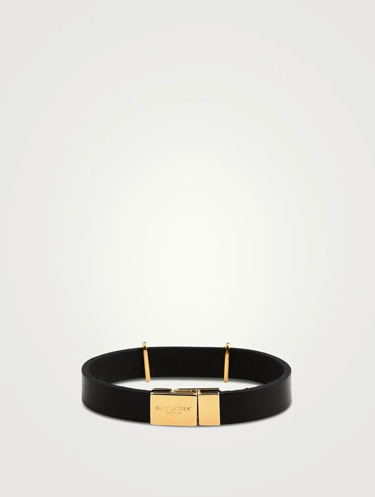 Logo Leather Bracelet