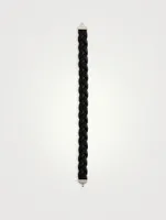 Interchangeable Braided Leather Strap Bracelet