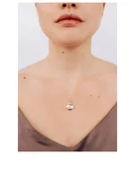 Classique 14K Gold Grande Mélia Pear Necklace With Topaz