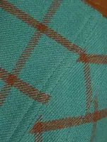 Hunting Wool Blazer Windowpane Check Print