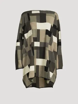 Geometric Jacquard Cashmere Sweater