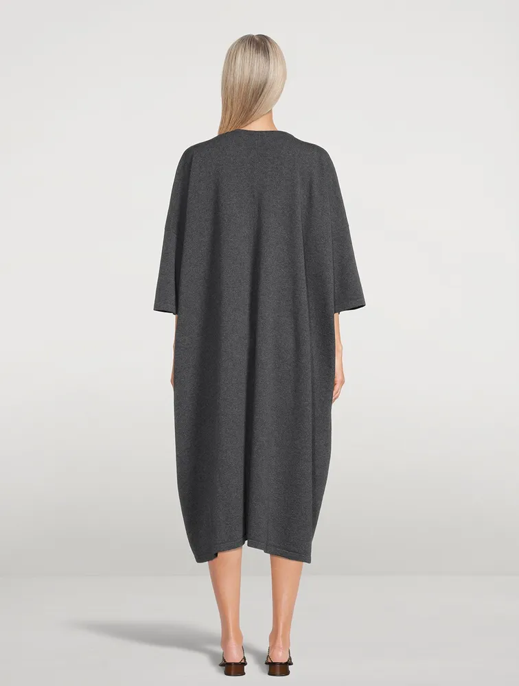 Cashmere Knit T-Shirt Dress