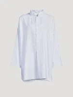 A-Line Tunic Shirt Check Print