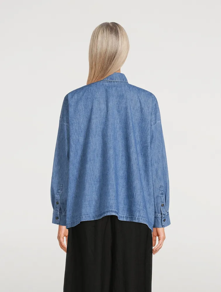 A-Line Denim Shirt