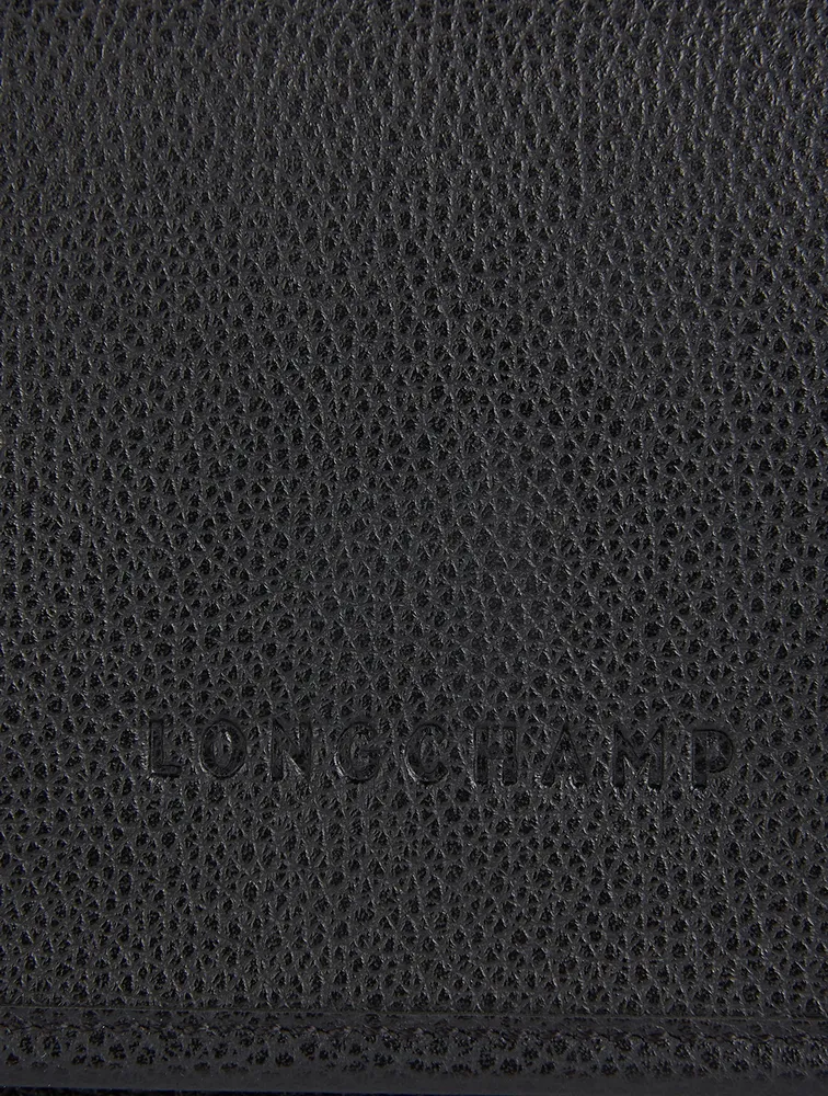 Le Foulonné Leather Wallet-On-Strap