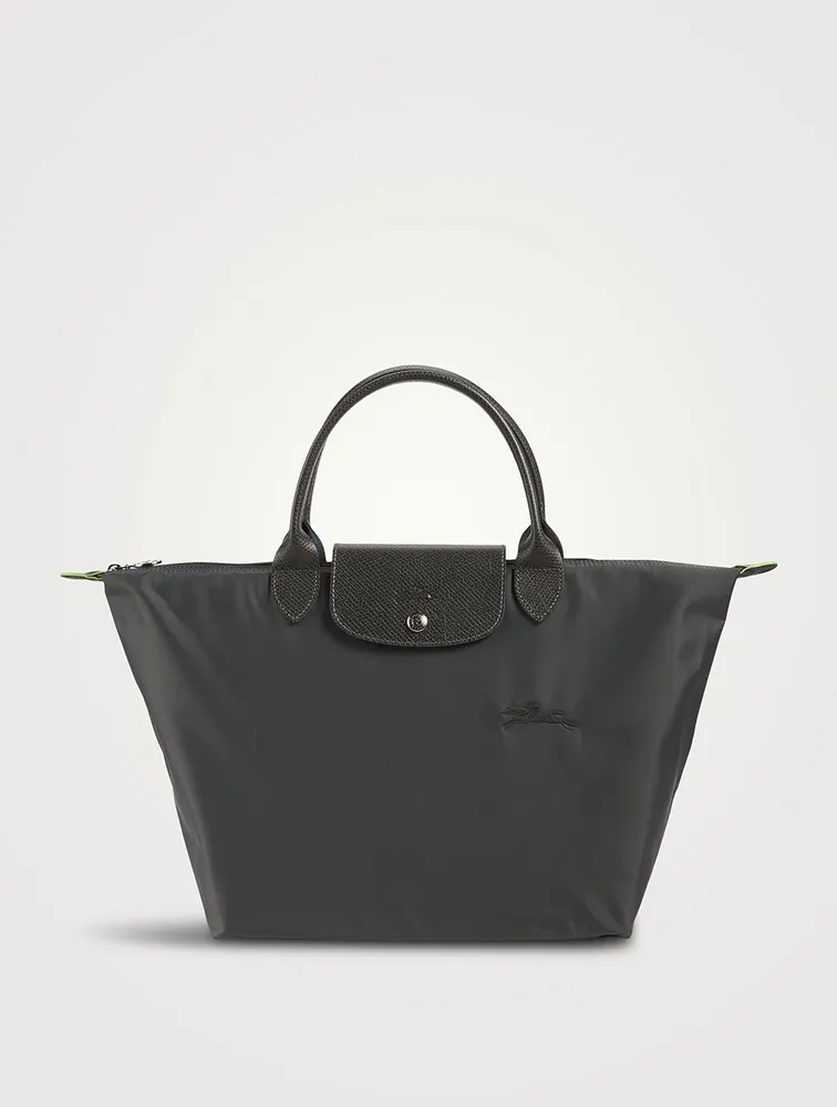 Medium Le Pliage Green Top Handle Bag