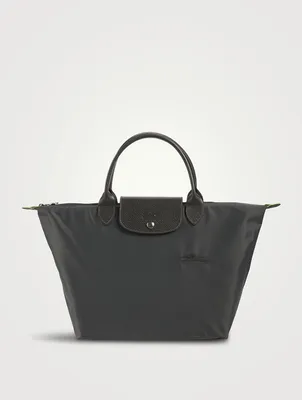Medium Le Pliage Green Top Handle Bag