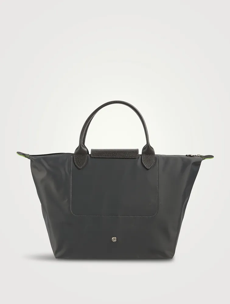 Medium Le Pliage Green Top Handle Bag