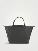 Medium Le Pliage Green Top Handle Bag