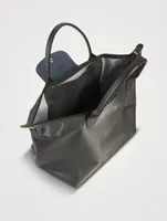 Medium Le Pliage Green Top Handle Bag