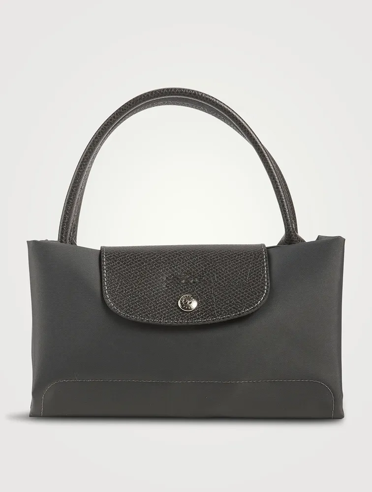 Medium Le Pliage Green Top Handle Bag