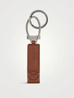 Longchamp 3D Leather Key Ring