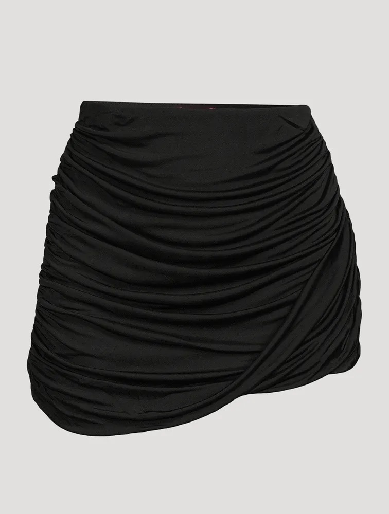 Kanda Draped Mini Skirt