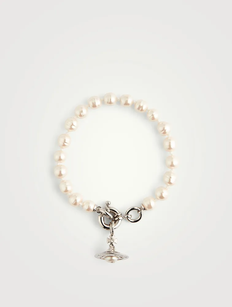 Aleksa Baroque Faux Pearl Bracelet