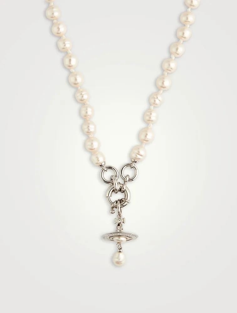 Aleksa Baroque Faux Pearl Necklace