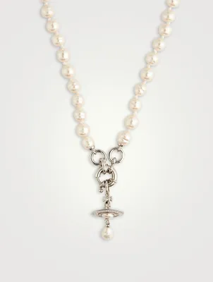 Aleksa Baroque Faux Pearl Necklace