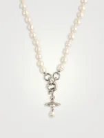 Aleksa Baroque Faux Pearl Necklace