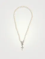 Aleksa Baroque Faux Pearl Necklace