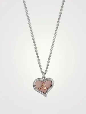 Petra Mother-Of-Pearl Heart Necklace