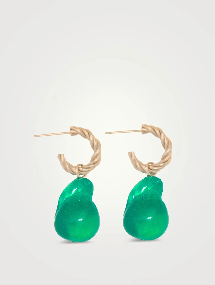 Husband Number Six? Twisted Hoop Drop Earrings