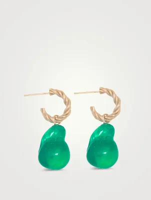 Husband Number Six? Twisted Hoop Drop Earrings