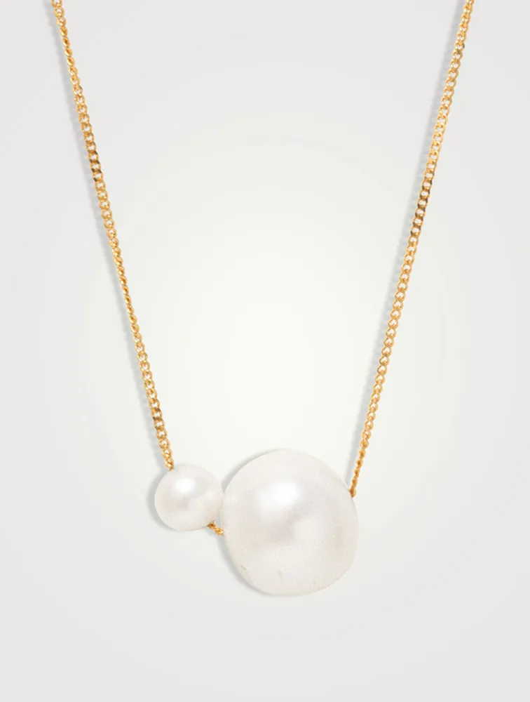 One (Blank) Can Change the World Pearl Necklace
