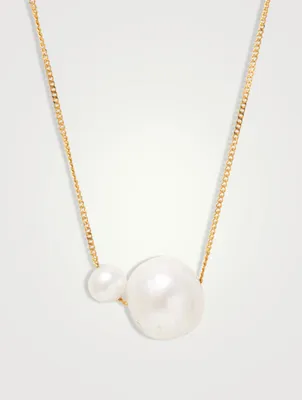 One (Blank) Can Change the World Pearl Necklace