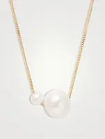 One (Blank) Can Change the World Pearl Necklace