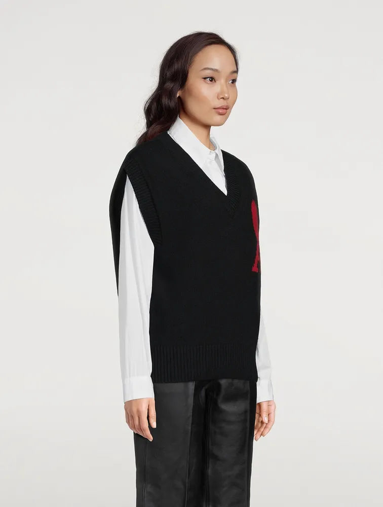 Ami De Cœur Wool Sweater Vest