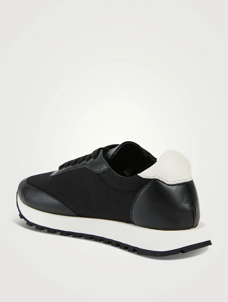 Owen Leather And Mesh Sneakers