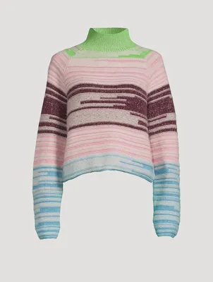 Mix N Marl Cashmere Mockneck Sweater