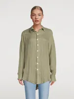 Playa Linen Oversized Shirt