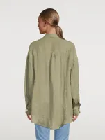 Playa Linen Oversized Shirt