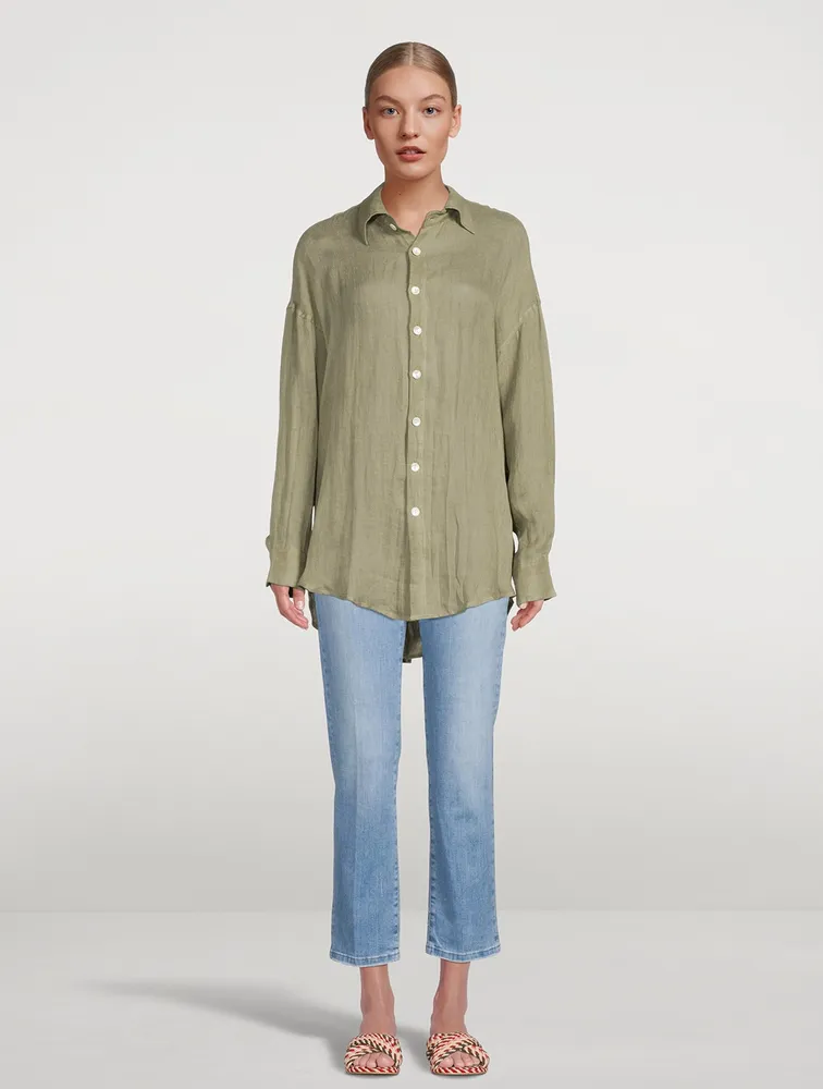 Playa Linen Oversized Shirt