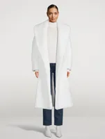 Belted Faux Shearling Coat