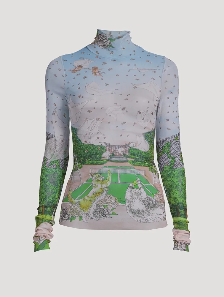 Tennis Club Prive Mesh Top