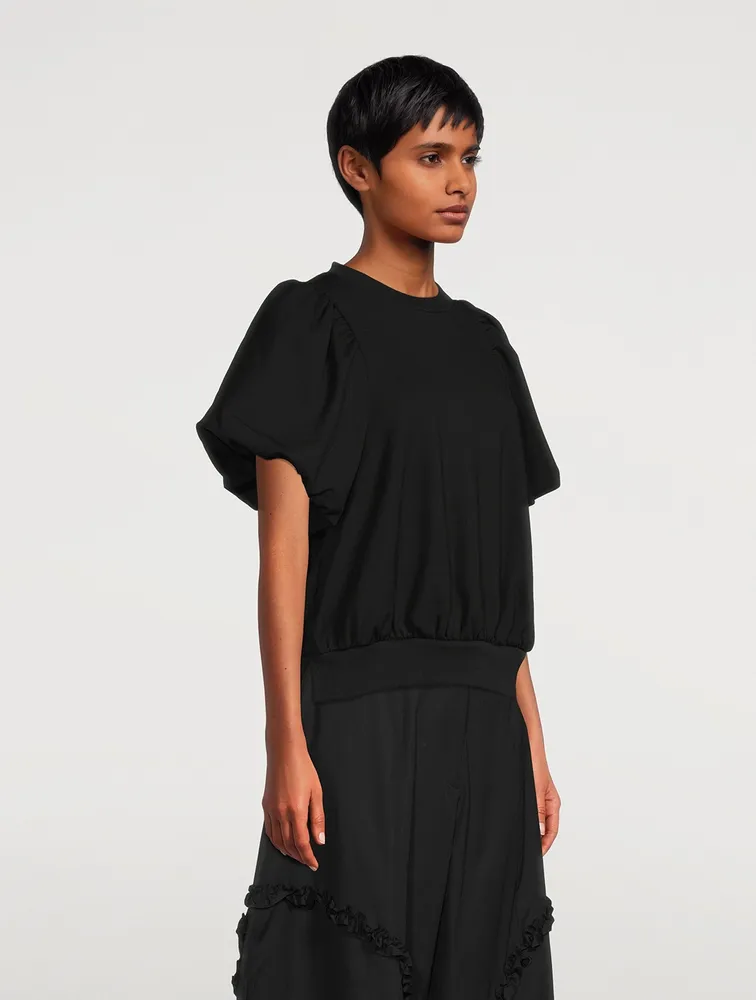 Inverted Puff-Sleeve T-Shirt