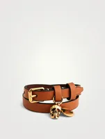 Double Wrap Leather Bracelet