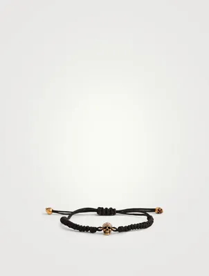 Pavé Skull Friendship Bracelet