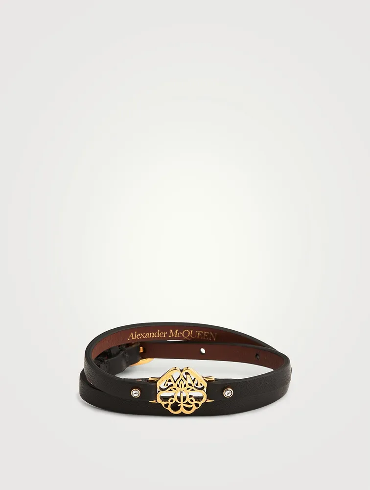 Seal Thin Leather Bracelet