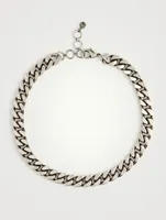 Curb Chain Choker Necklace