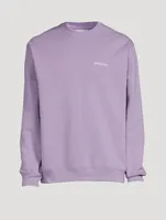 Cotton Fleece Crewneck Sweatshirt