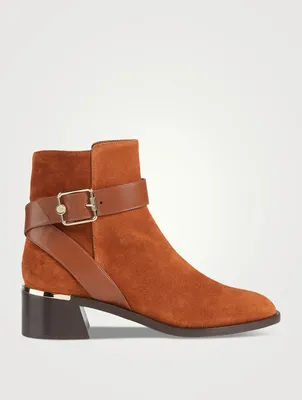 Clarice Suede Ankle Boots