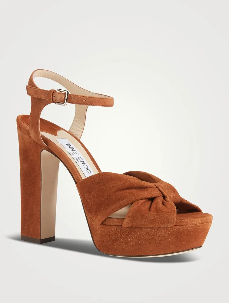 Heloise Suede Platform Sandals