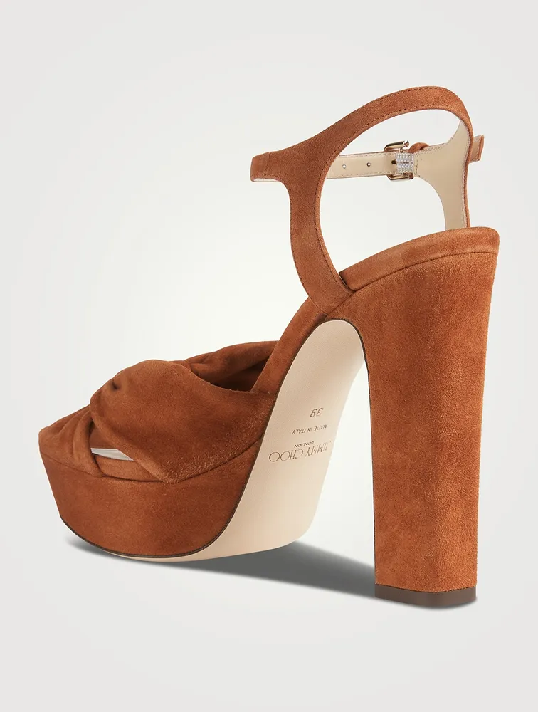 Heloise Suede Platform Sandals