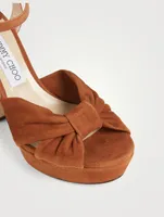 Heloise Suede Platform Sandals