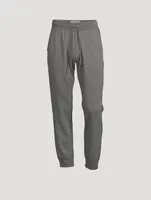 Lightweight Terry Cotton Slim Sweatpants