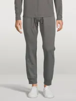 Lightweight Terry Cotton Slim Sweatpants