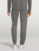 Lightweight Terry Cotton Slim Sweatpants